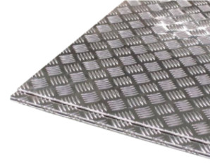 Deck Stairs Sliver 5052 Aluminum Diamond Plate Panels 100mm