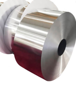 8011 0.2mm Aluminum Foil Jumbo Roll 50mm Silver Food Grade For Air Duct